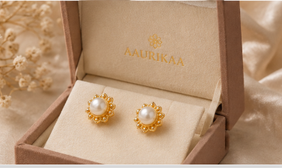 Ruby Bloom Drop Earrings
