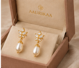 Pearl Cascade Drop Earrings